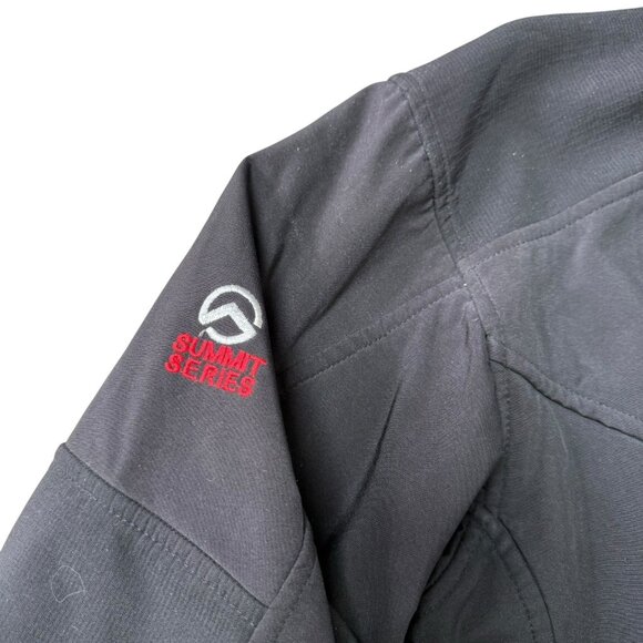 North Face Summit Series Jacket Mens Medium Full Zip Black Soft Shell *No Hood - Picture 5 of 10